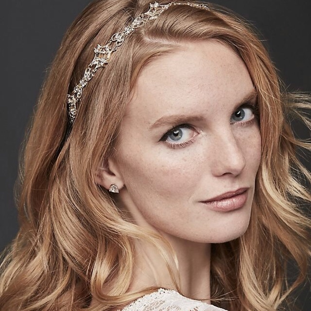 Filigree Crystal Tieback Headband 👰🏼